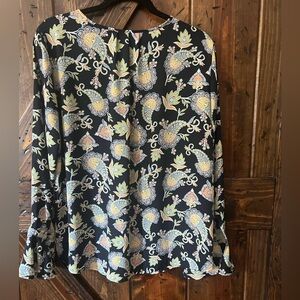 Floral Black Skirt